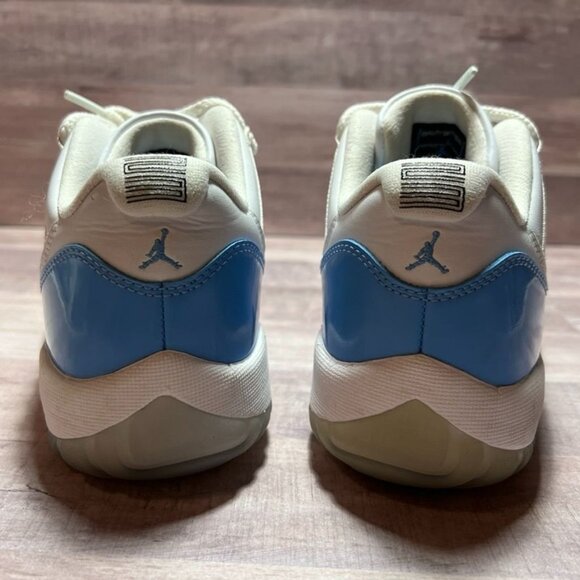 Nike Air Jordan 11 Retro Low UNC Sneakers White/University Blue Mens Size 8 - Picture 6 of 11